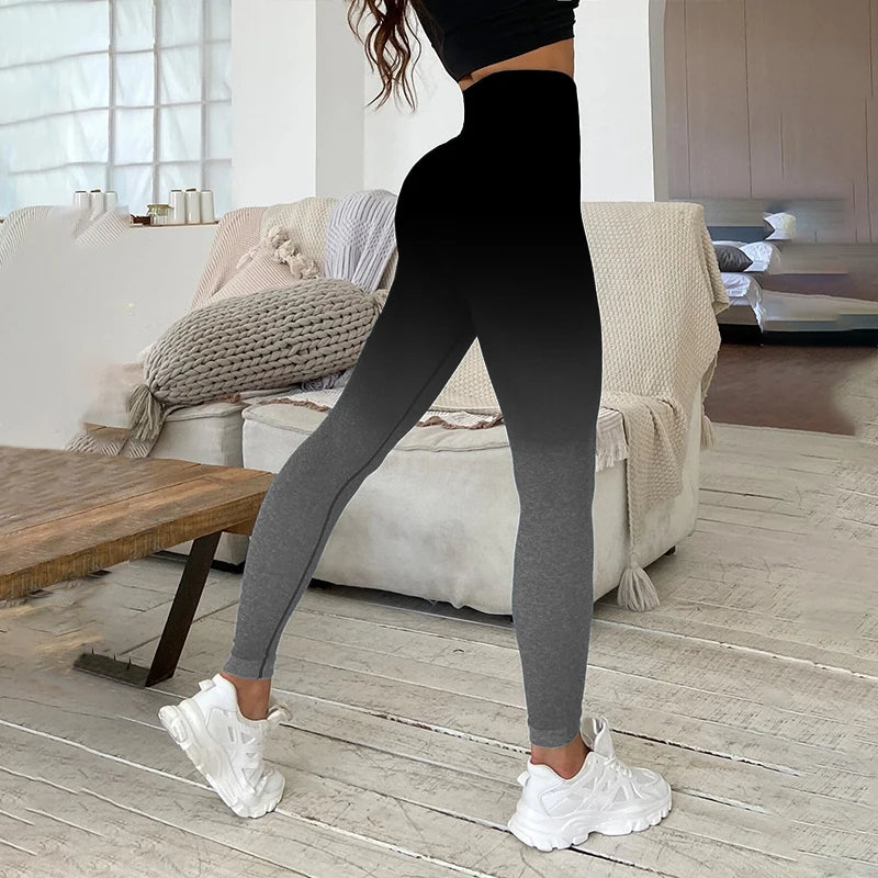 Ombre Scrunch Workout Leggings