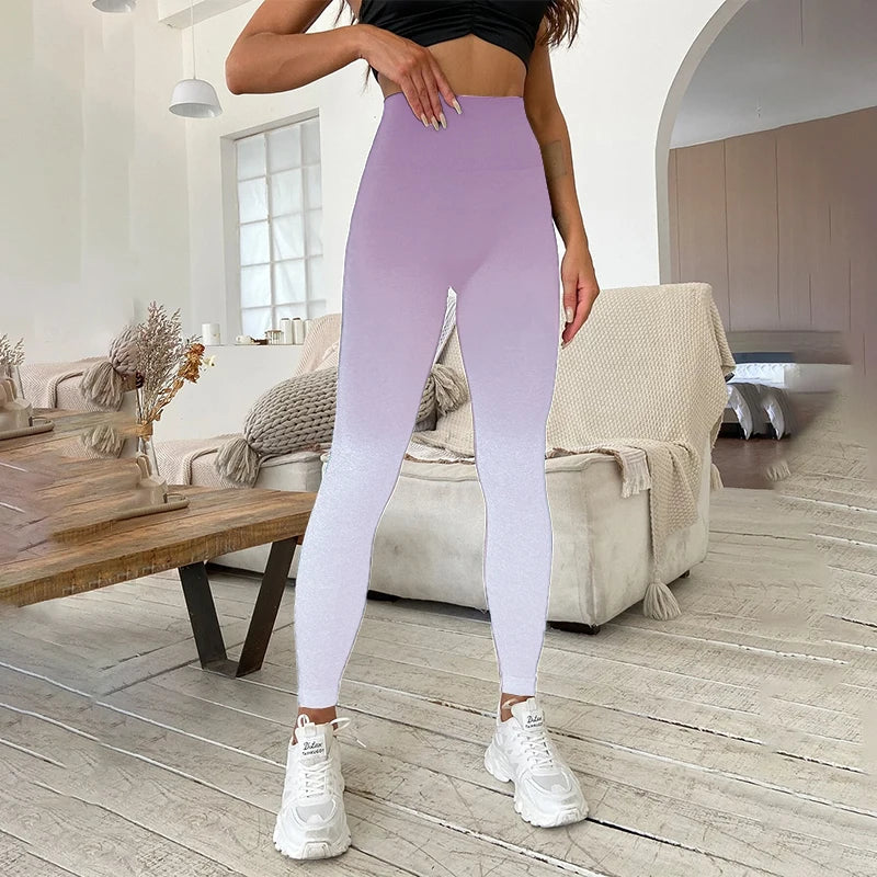 Ombre Scrunch Workout Leggings