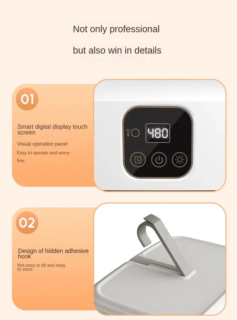 Mini Portable Dryer Foldable Electric Dryer Apartment Portable Dryer Travel RVS With Dryer Bag And Time Set Travel Style