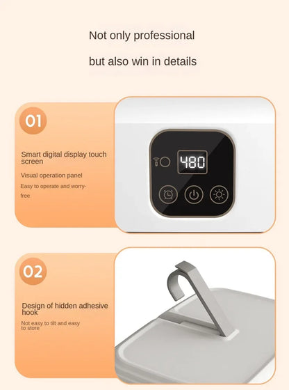 Mini Portable Dryer Foldable Electric Dryer Apartment Portable Dryer Travel RVS With Dryer Bag And Time Set Travel Style
