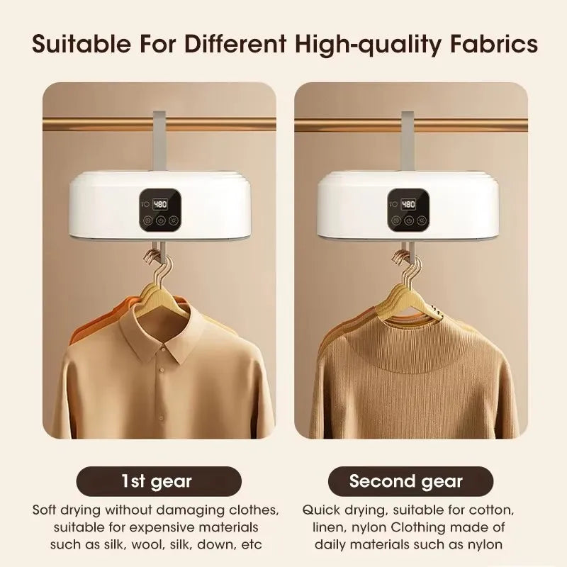 Mini Portable Dryer Foldable Electric Dryer Apartment Portable Dryer Travel RVS With Dryer Bag And Time Set Travel Style